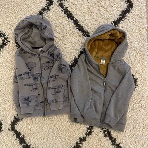 Carter's Gray Hoodies for Kids (set of 2)